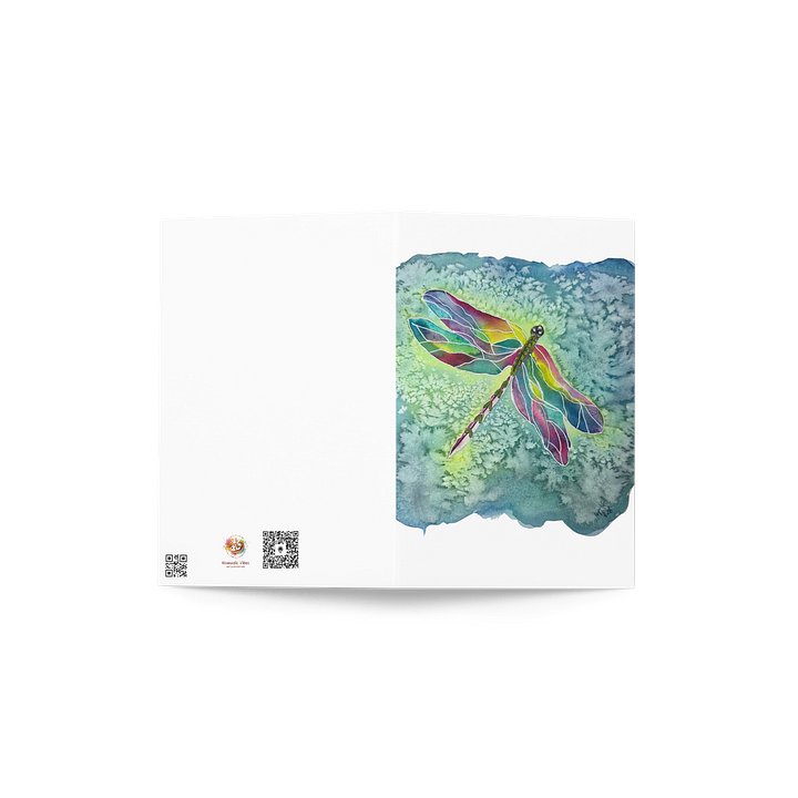 Vibrant Dragonfly Dreams Greeting Card product image (4)
