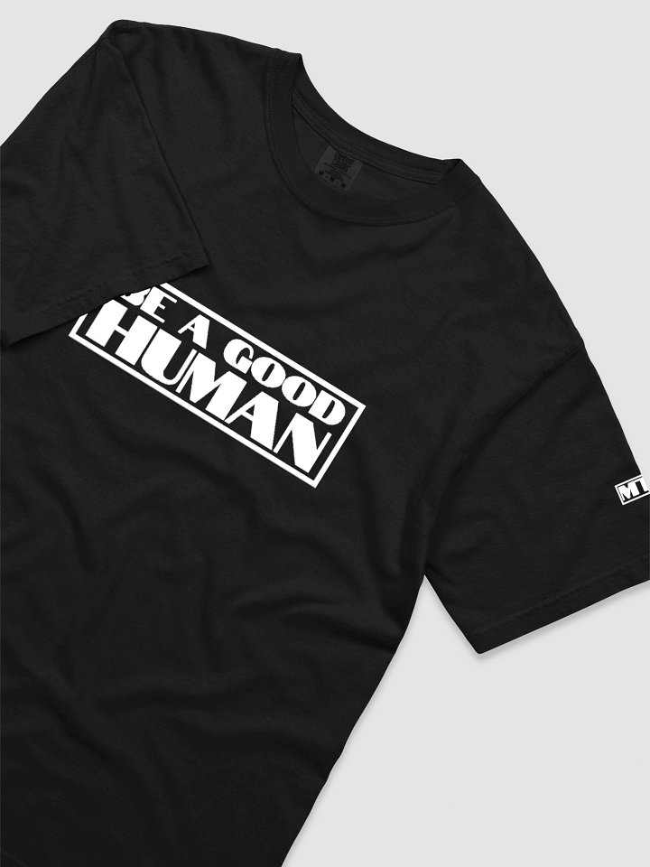 Be a Good Human Block Embroidered Tee product image (2)