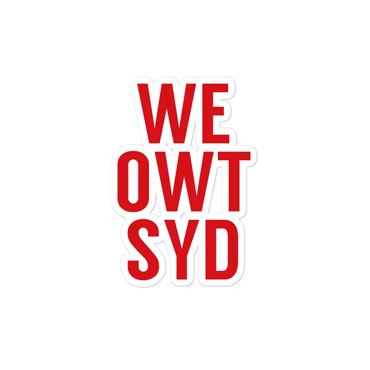 WeOwtsyd Sticker 1 product image (2)