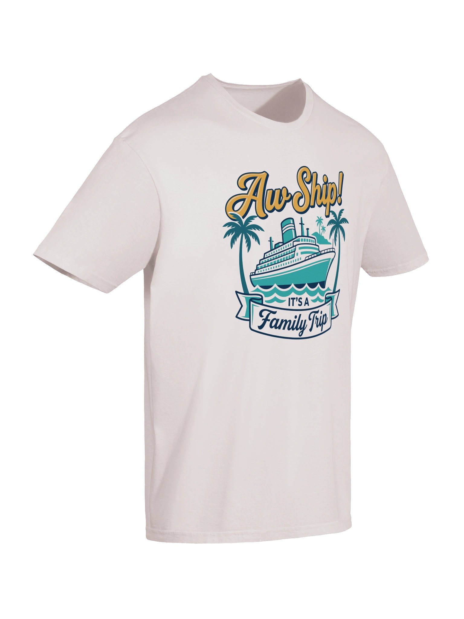 Aw Ship! It’s a Family Trip T-Shirt | Funny Family Cruise Vacation Tee 🌴 product image (6)