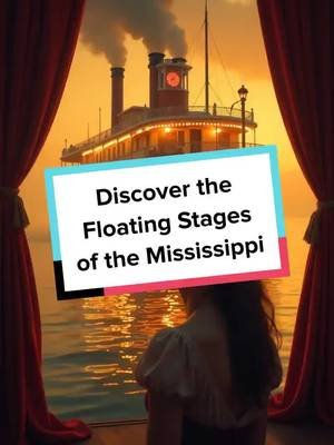 Did you know floating stages once brought live performances to isolated river towns? Dive into the tale of the Mississippi's floating theaters! #History #Riverboats #Culture #19thCentury #HiddenGems