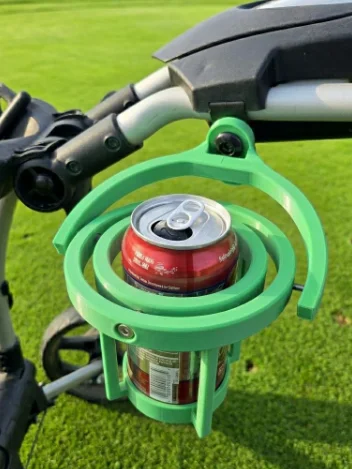 No Spill Cup Holder | Disc Golf Push Cart | Rovic product image (6)