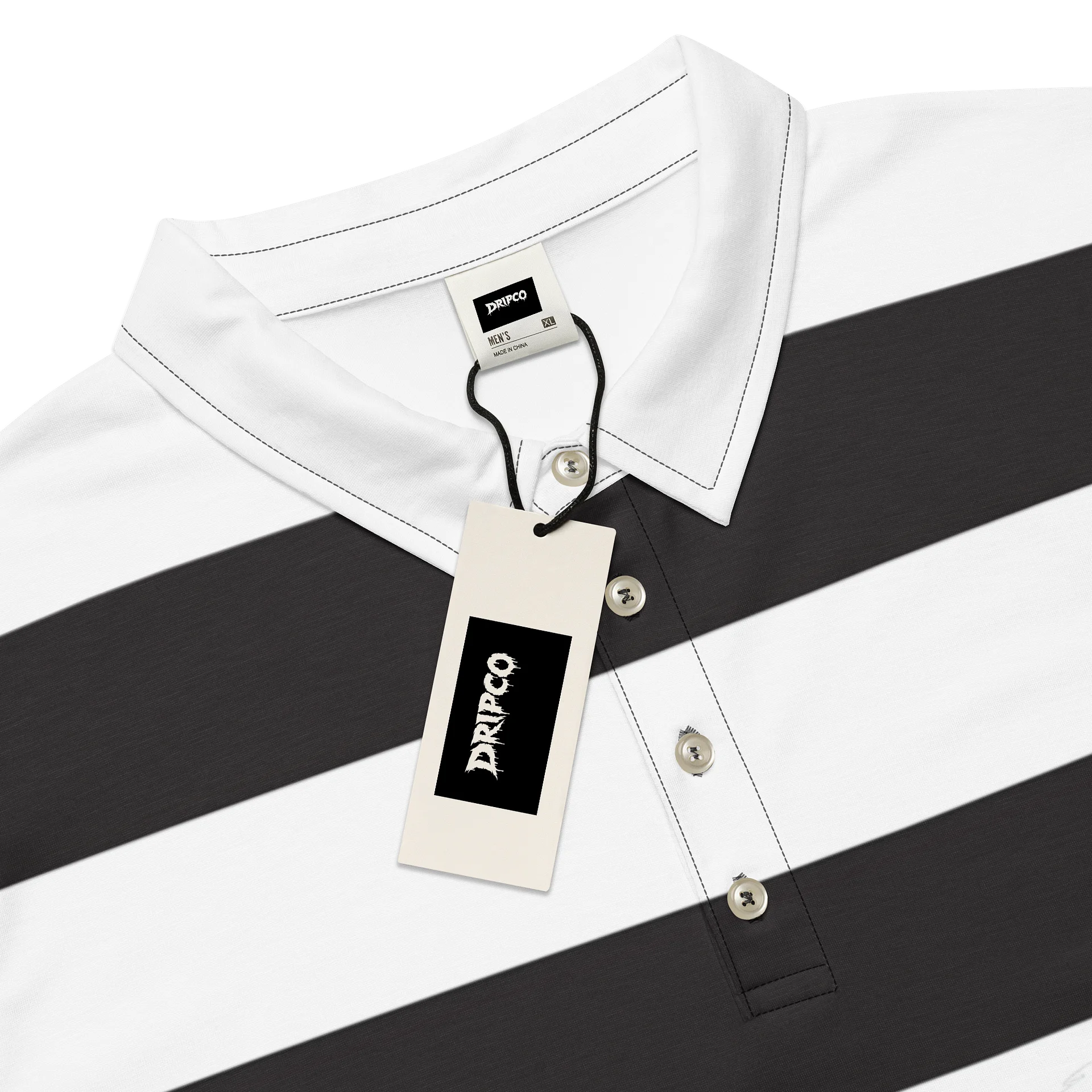 DRIPCO Striped Drip Polo product image (4)
