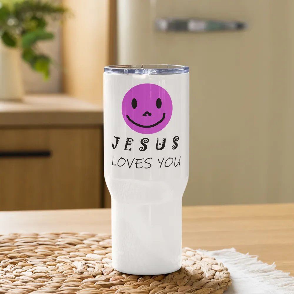 Smile Jesus Loves You Travel Cup product image (9)