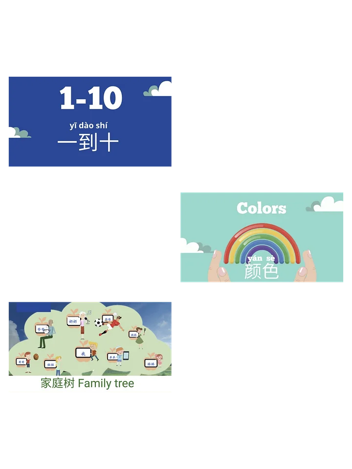 Basic Chinese | Animated Pictionary 基础中文动画 product image (1)