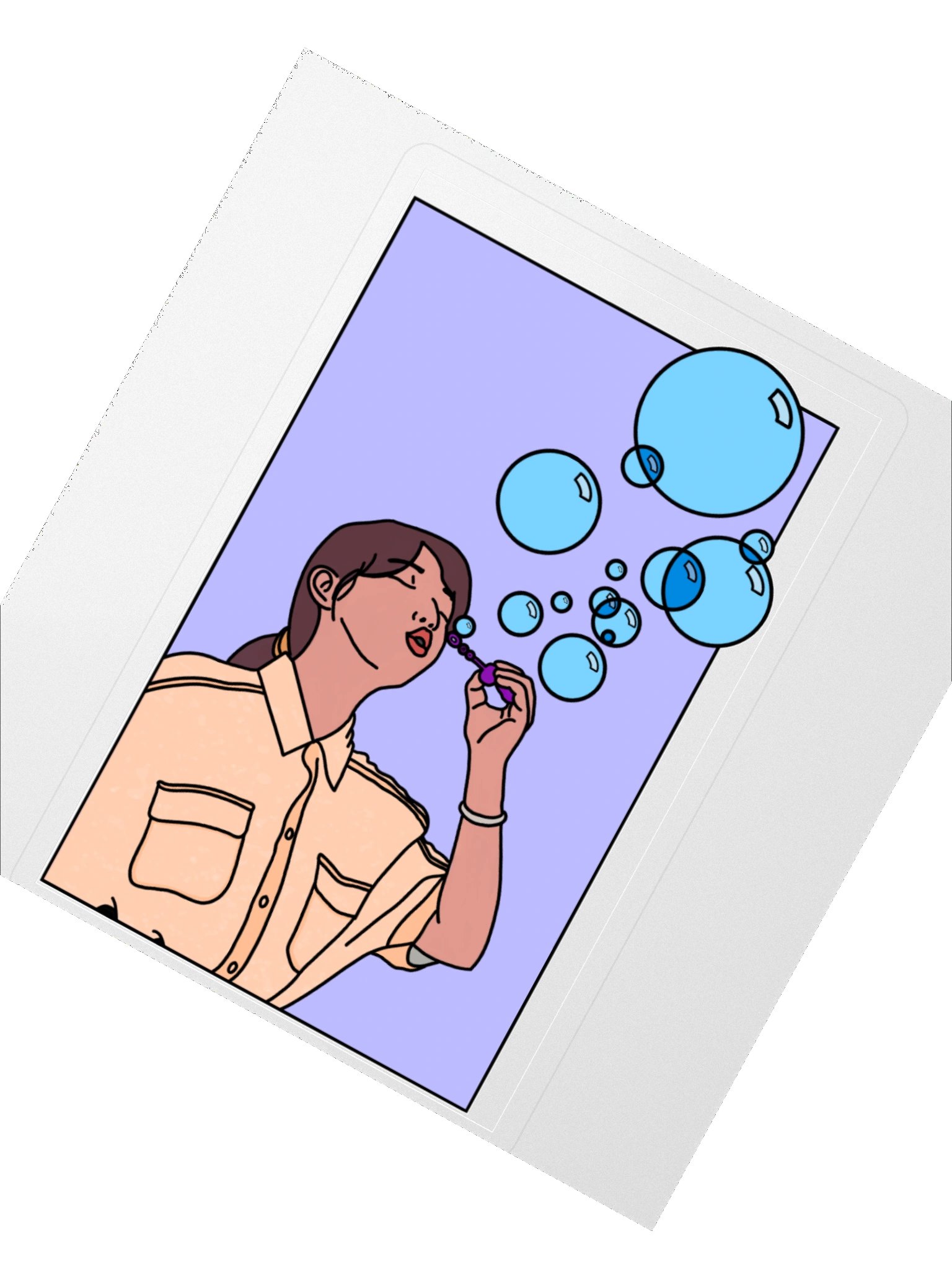 Bubbles sticker product image (2)
