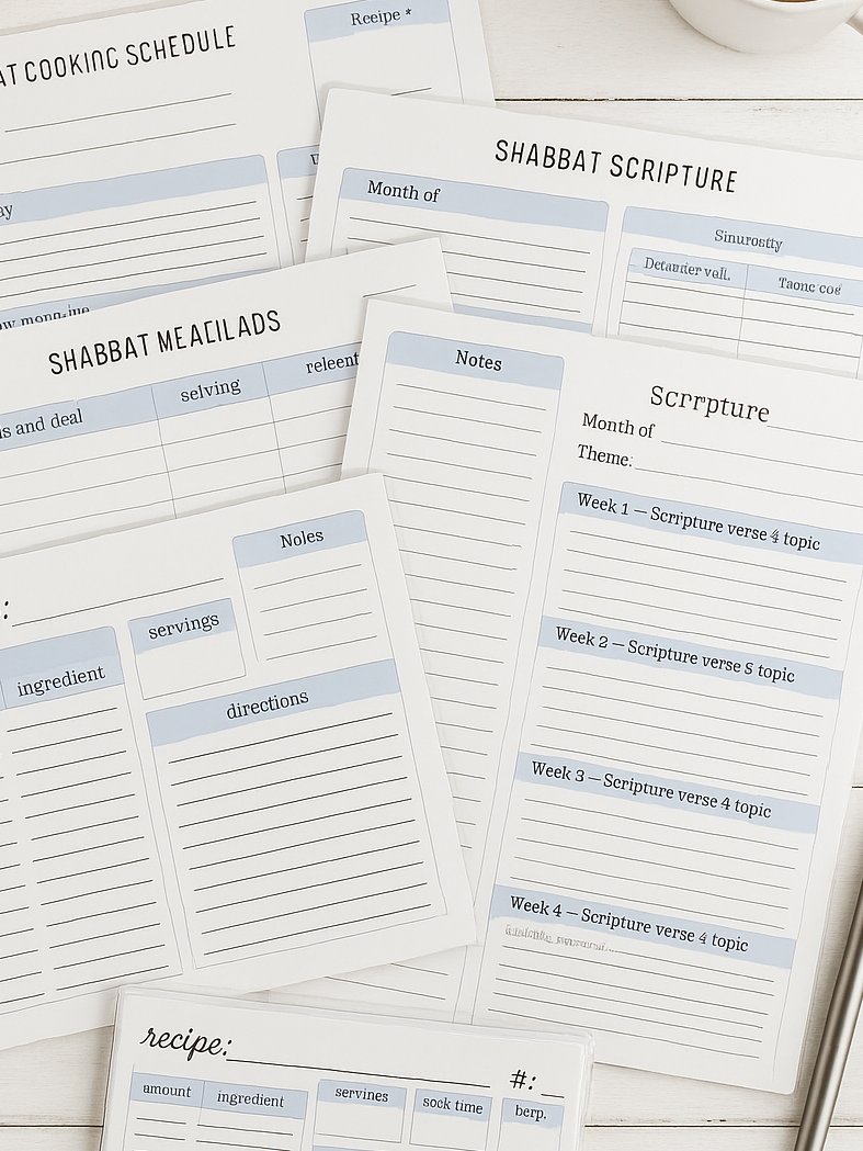 Shabbat Planner (Members) product image (1)