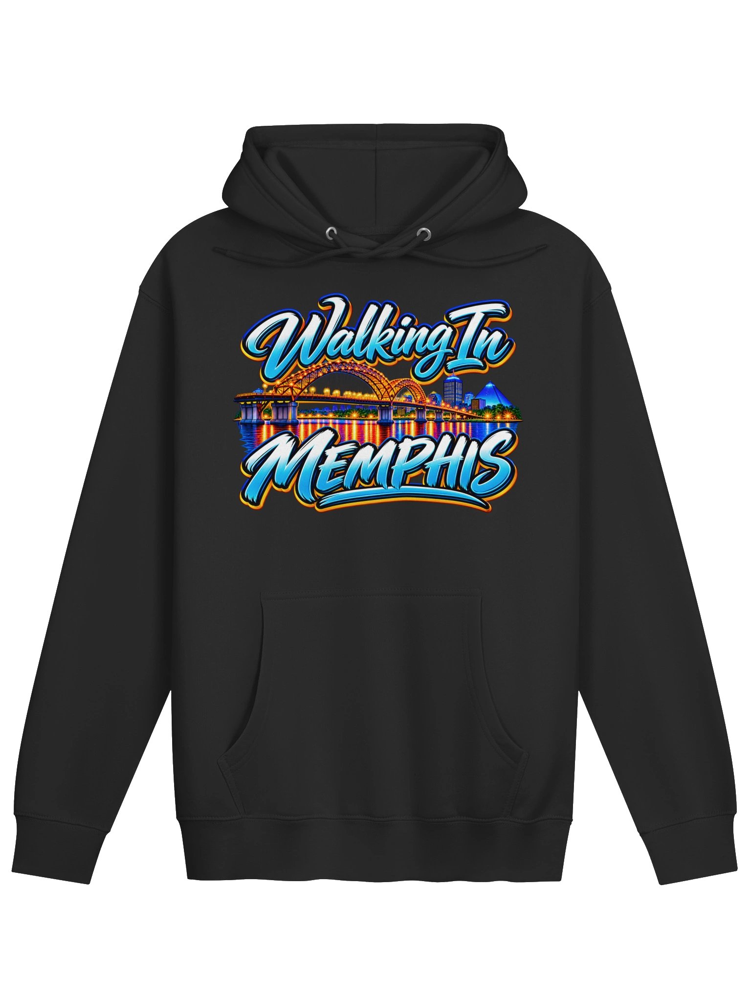 Walking In Memphis Neon City Hoodie product image (5)