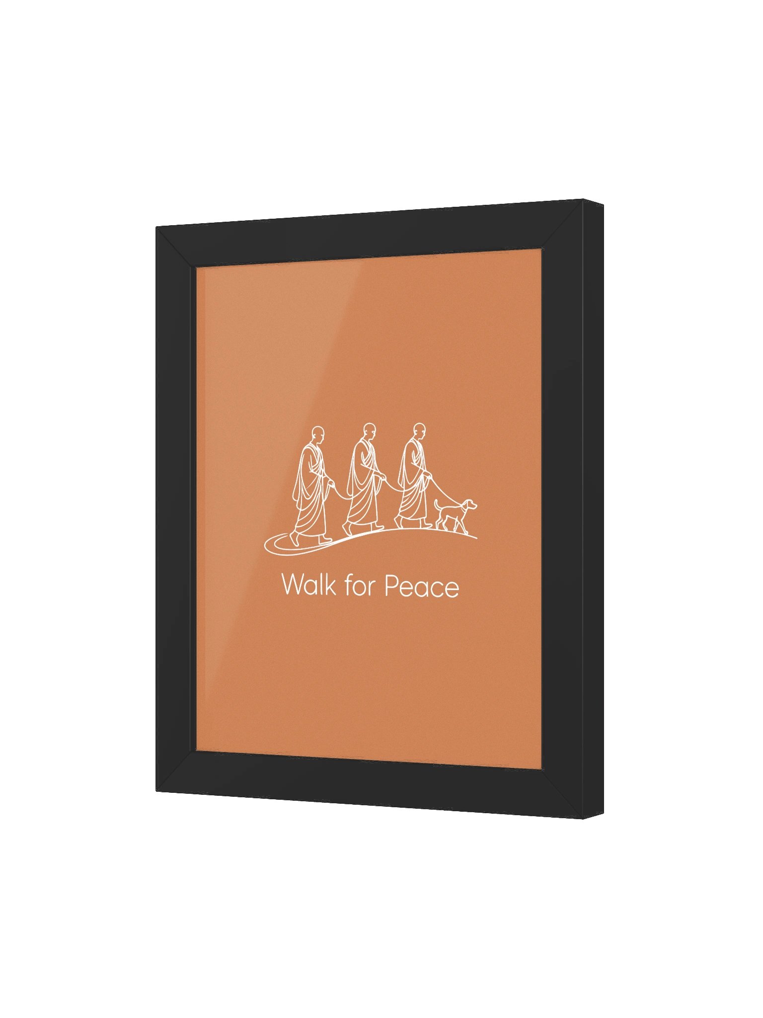 Walk for Peace Framed Poster - Dark product image (4)
