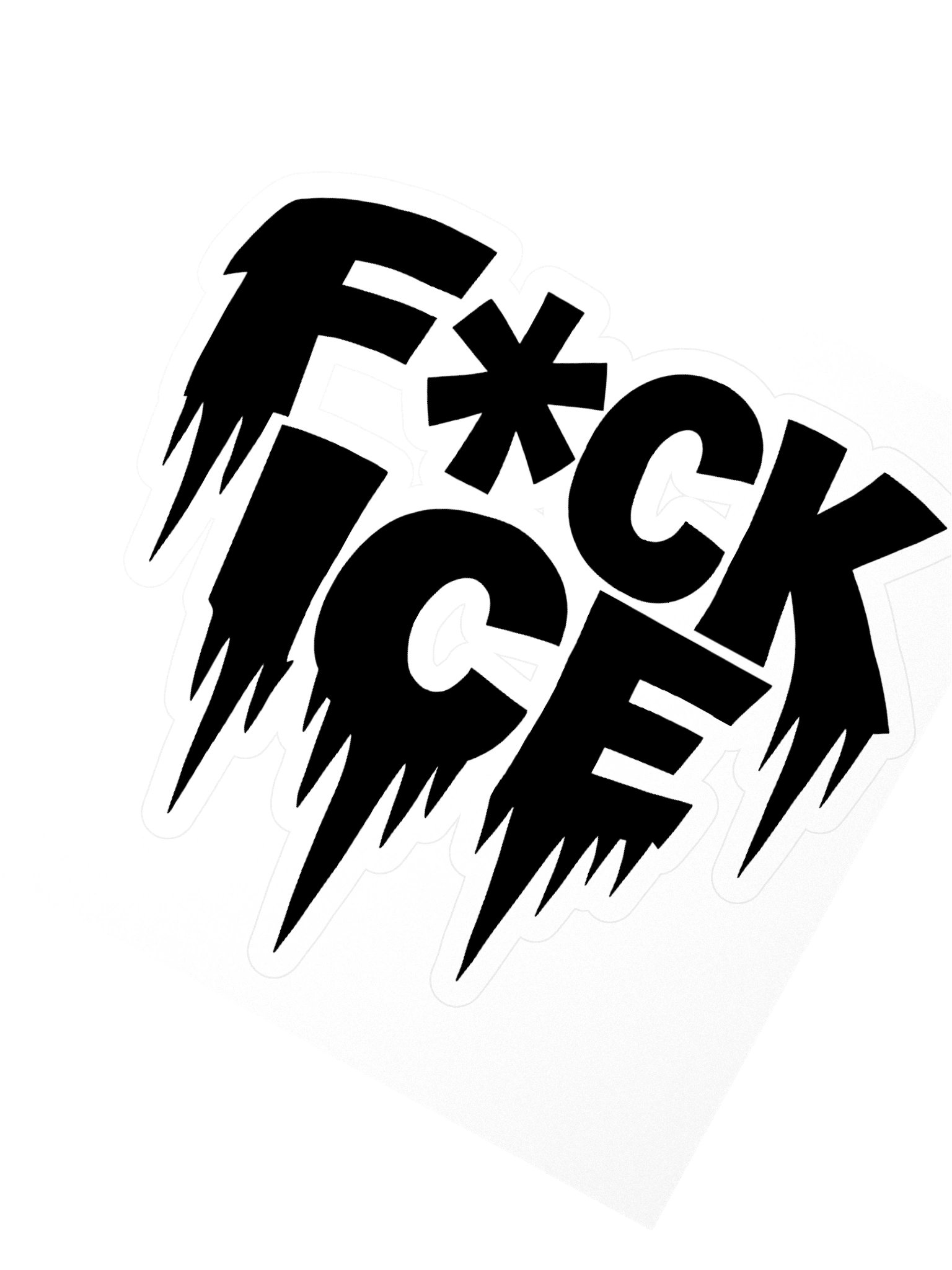 F*ck ICE Kiss Cutt Sticker product image (2)