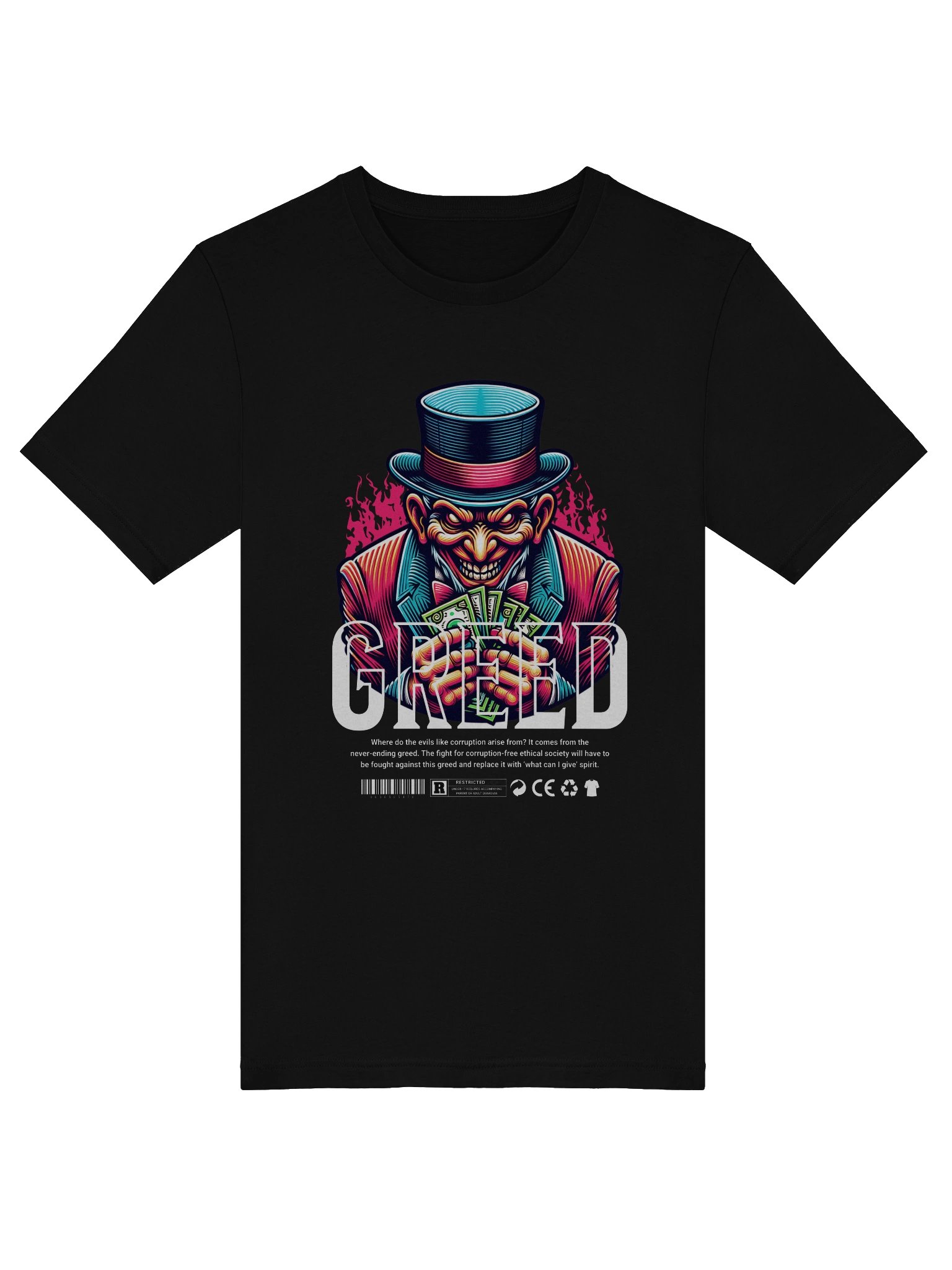 Greed's Grin T-Shirt product image (5)