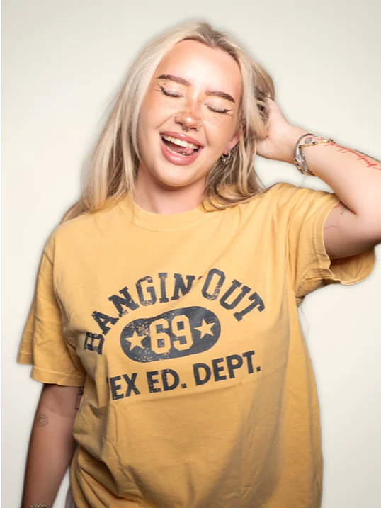 Sex Ed Dept. T-Shirt - Mustard product image (3)