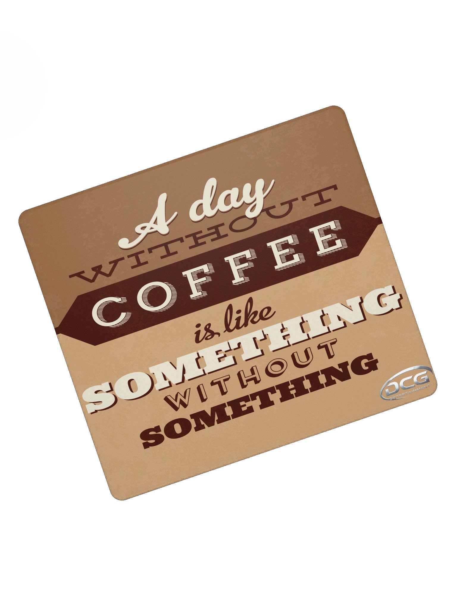 Gamer's Essential: Coffee Quote Mouse Pad product image (5)