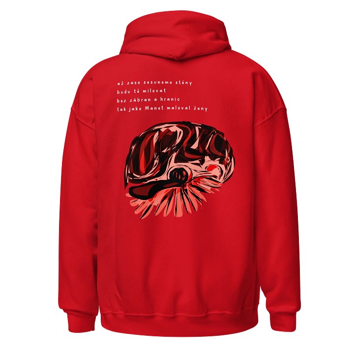 Vylité emoce Red Hoodie product image (1)