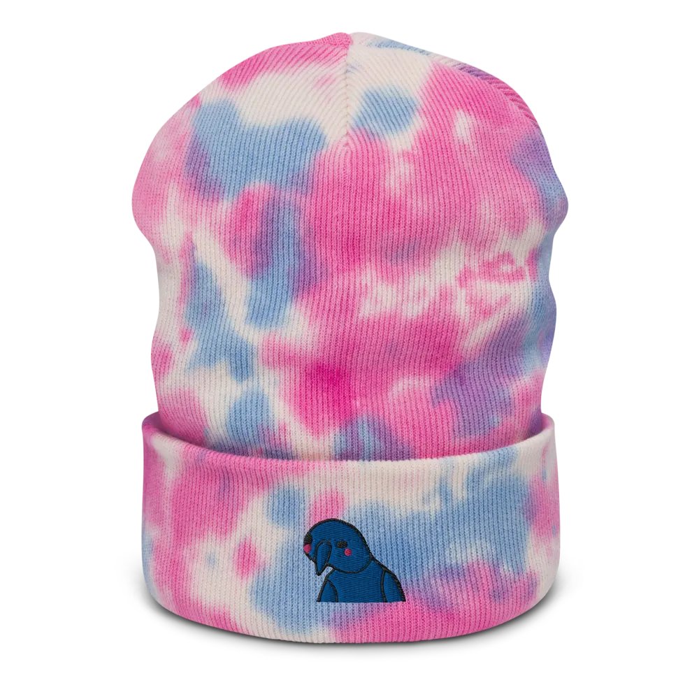 BlushSki Puffed Tie-Die Beanie product image (1)