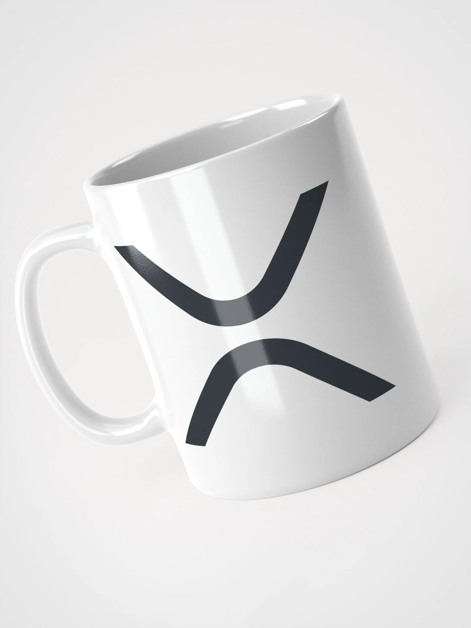XRP Logo White Glossy Mug product image (11)