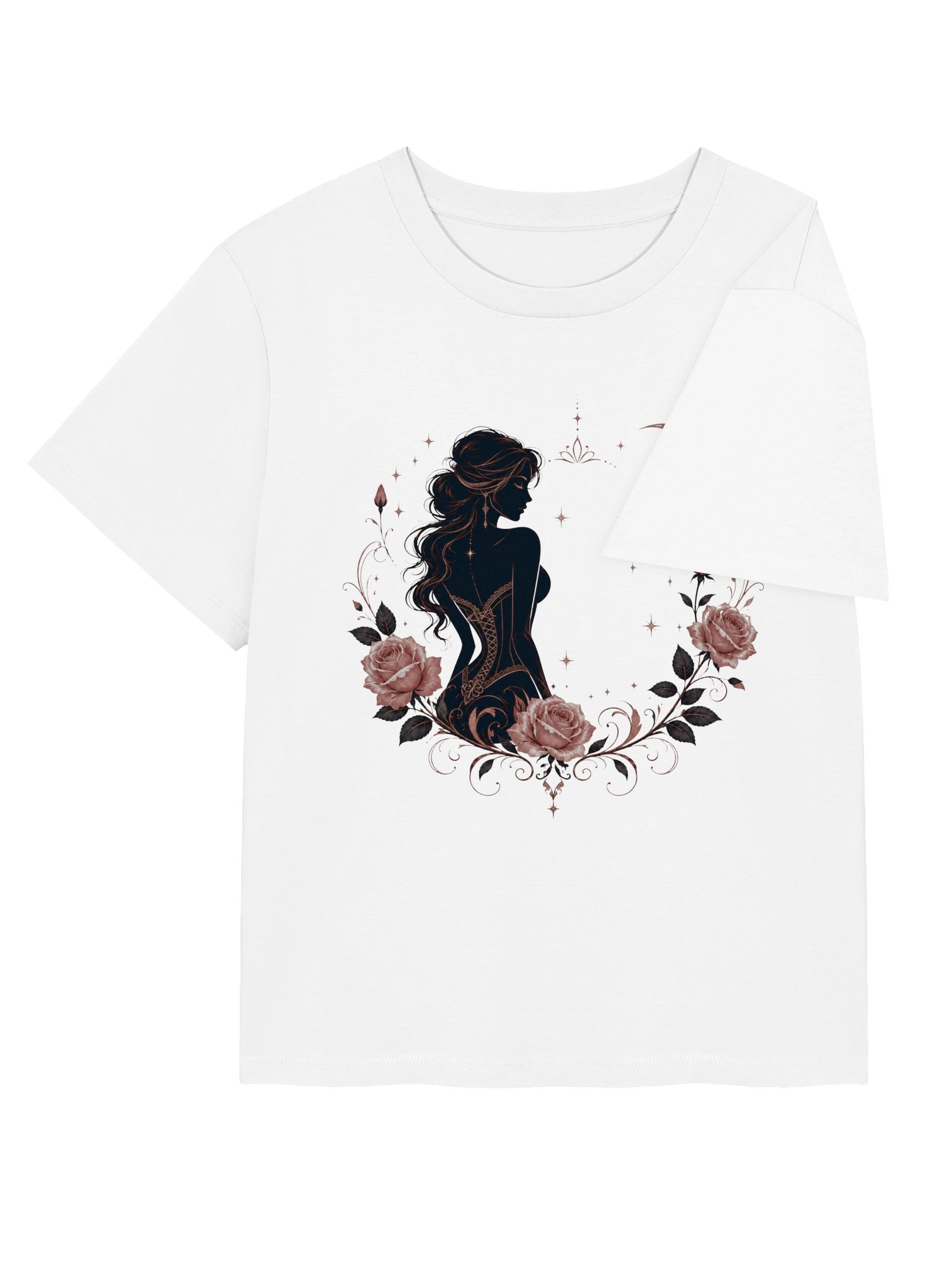 Celestial Gothic Rose T-Shirt product image (4)