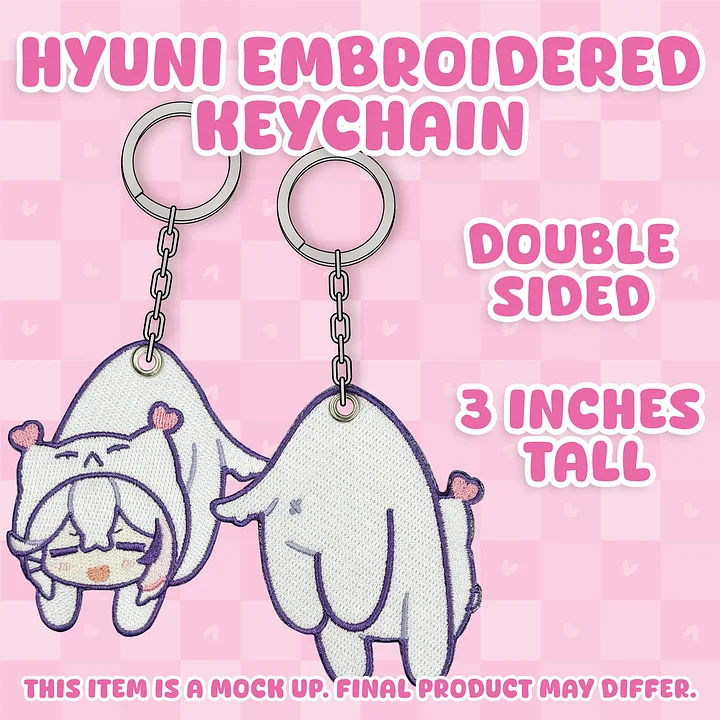 Hyuni Embroidered Keychain product image (1)