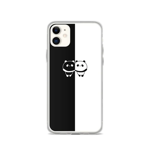 PANDAZ PHONE CASE (Black and white) product image (1)