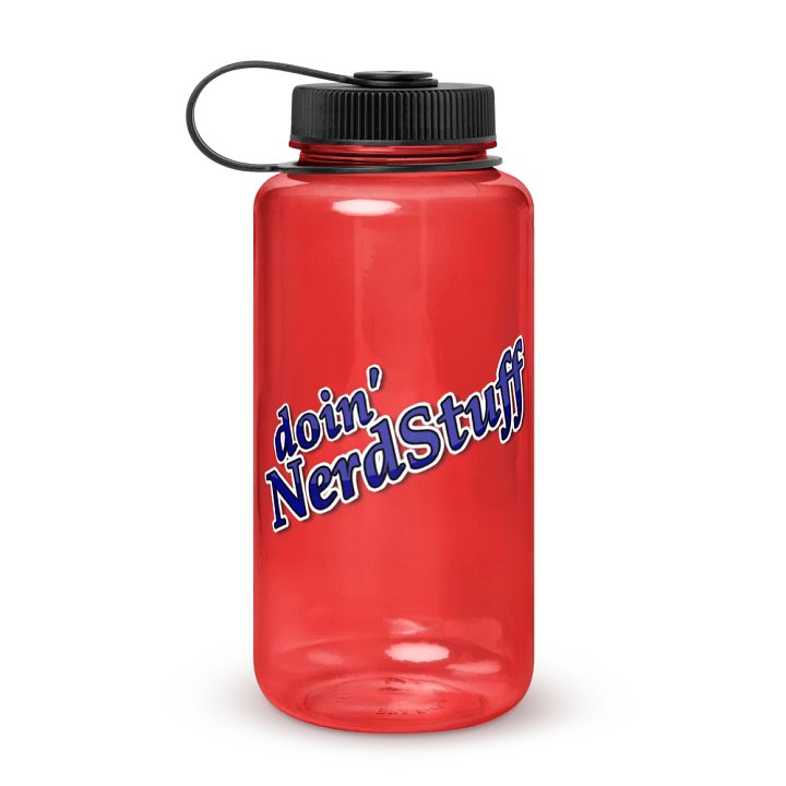 doin' NerdStuff Red Wide Mouth Bottle product image (1)