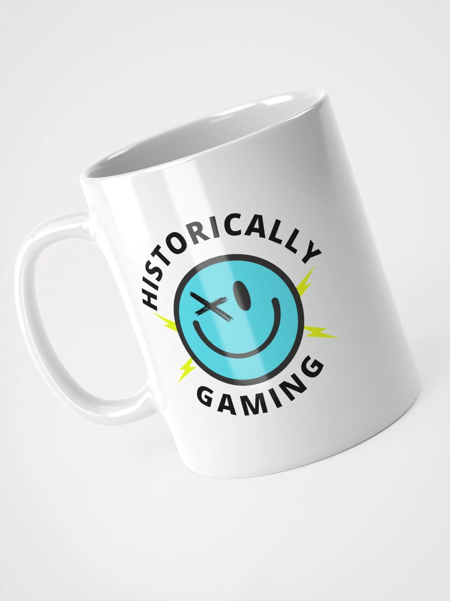 Historically Smiley White Glossy Mug product image (8)