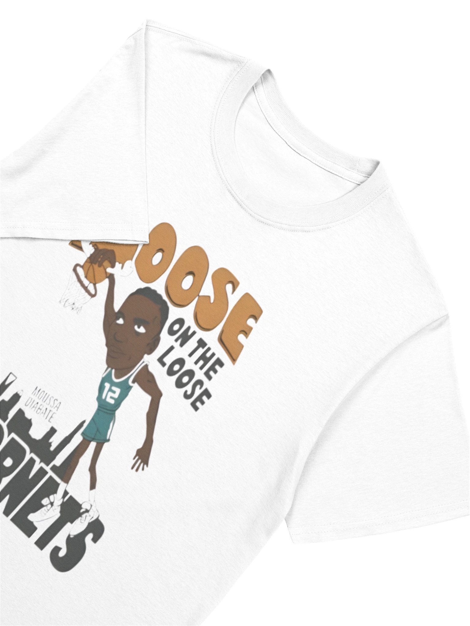 Moose On The Loose Hornets Moussa Diabate Shirt product image (5)