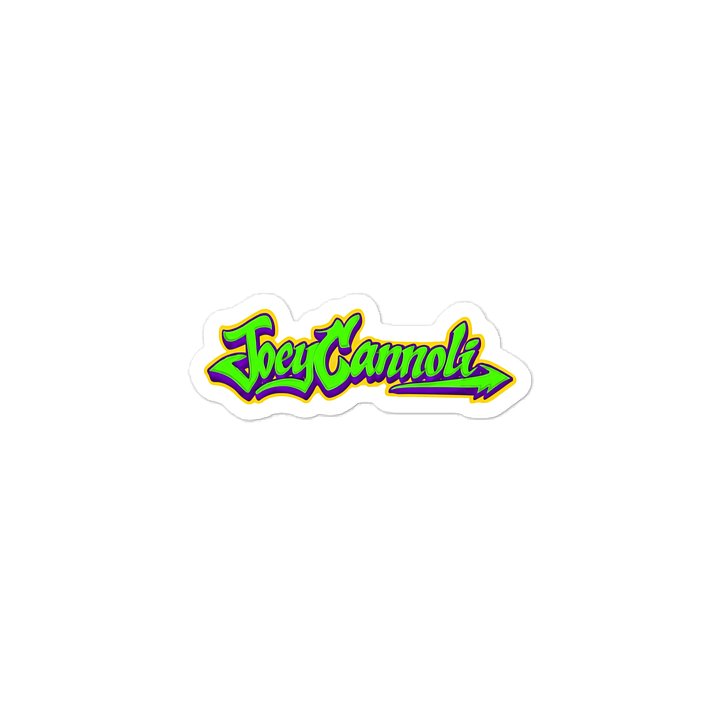 Joey Cannoli Logo Vinyl Decal product image (2)