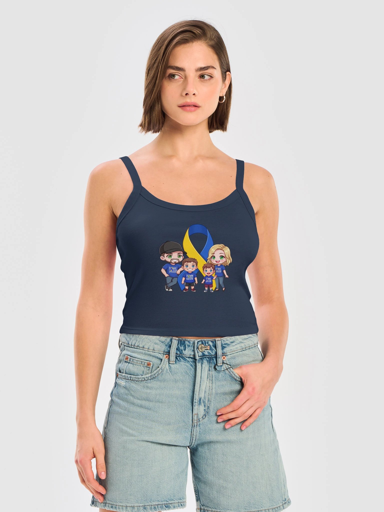 Ham and Liz Gaming Down Syndrome Support Ladies Tank product image (1)