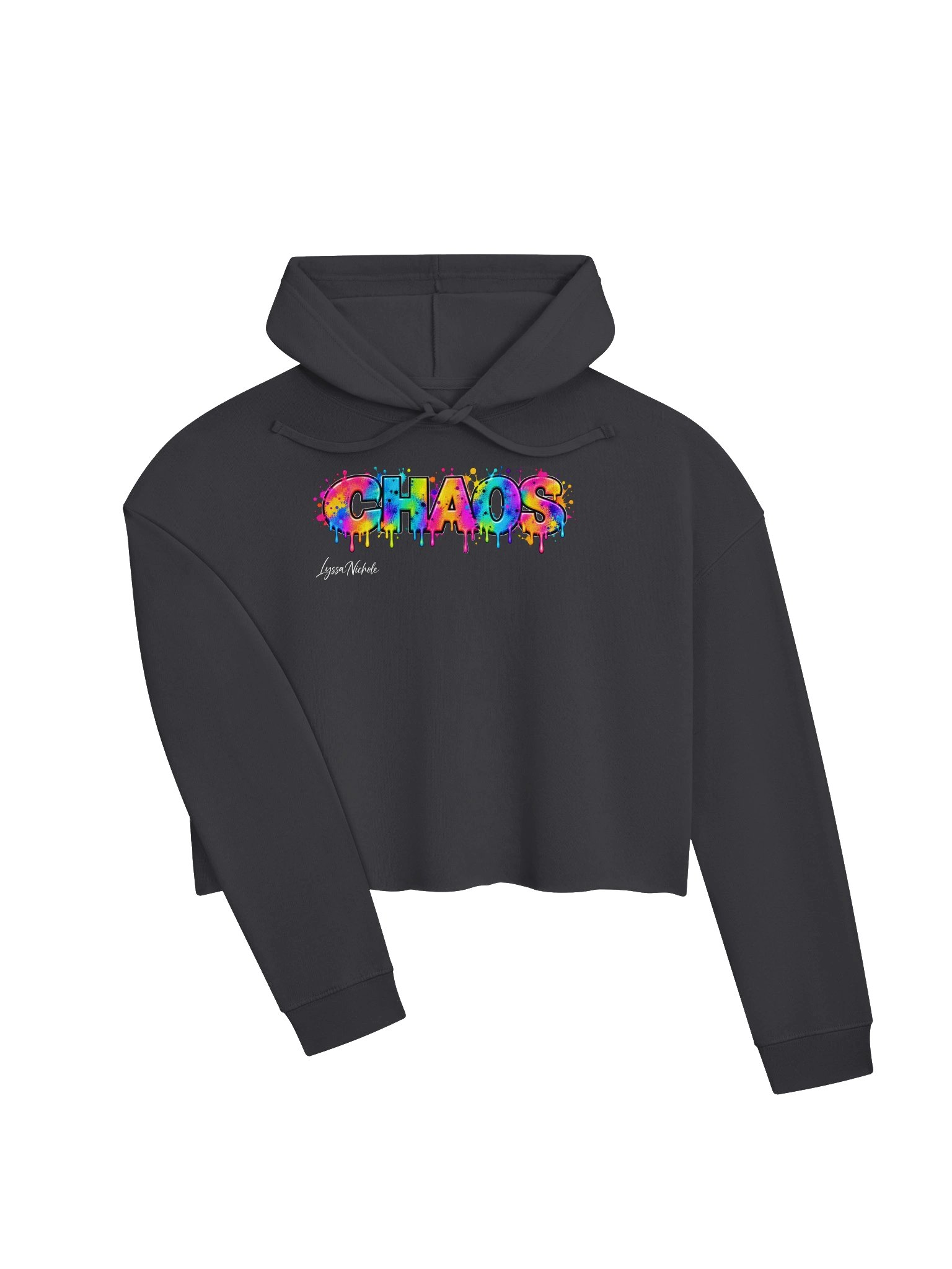 CHAOS Graffiti Cropped Hoodie product image (3)