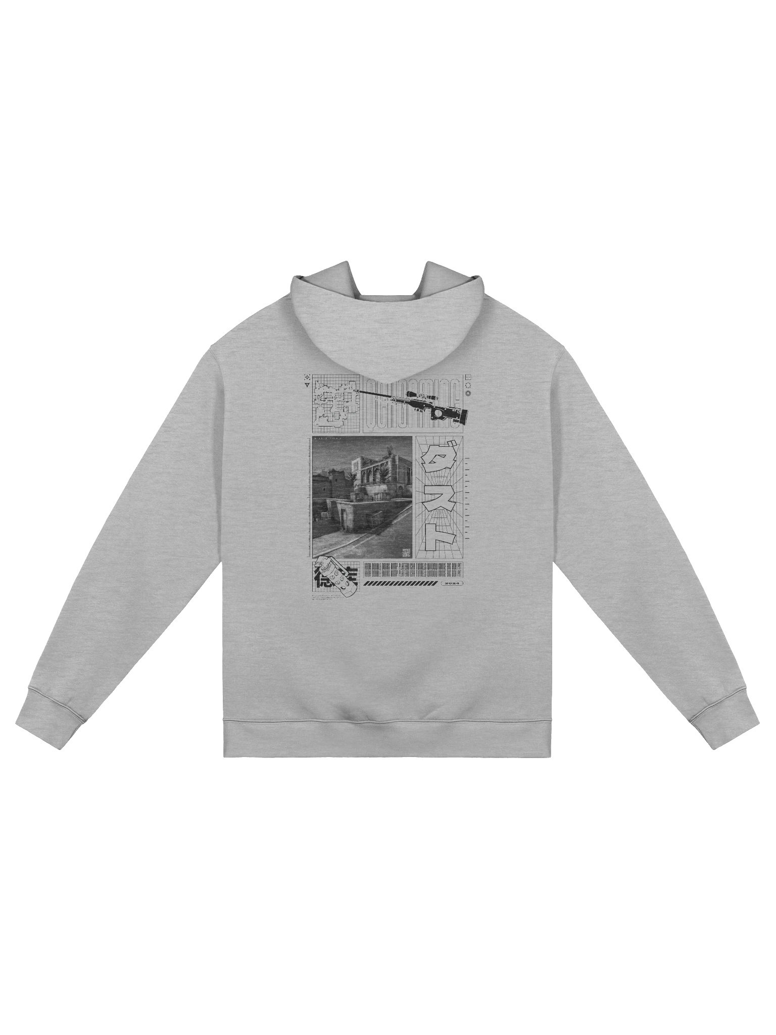 QCK x Dust 2 Hoodie - Grey product image (2)