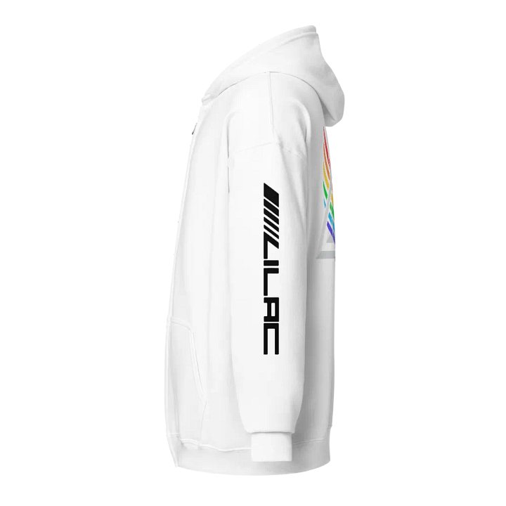 Zip-Up Hoodie - Winged Prism/Lilac (Black lettering) product image (2)
