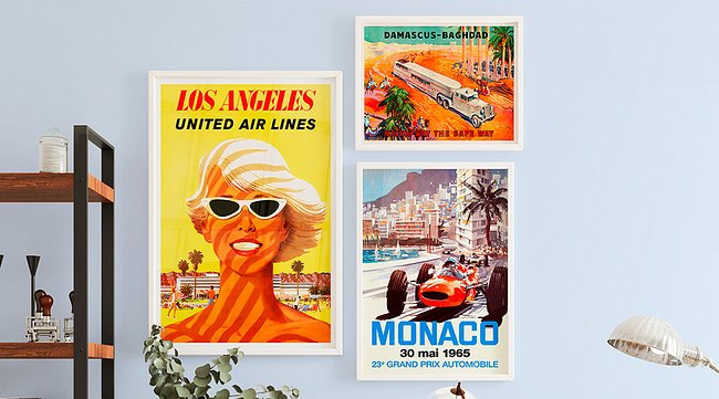 Travel retro/vintage posters