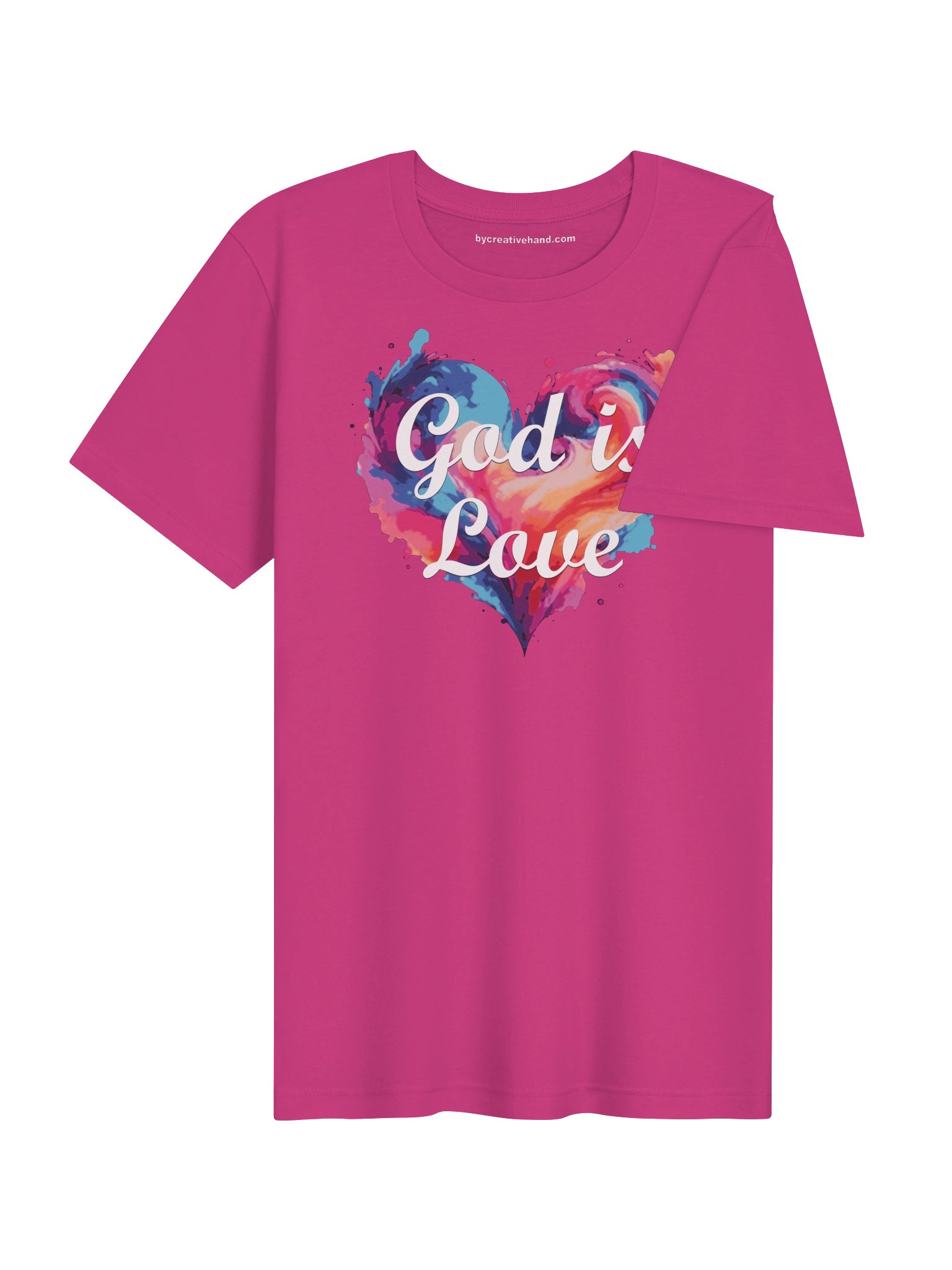 God is Love (Swirling Heart) T-Shirt product image (4)