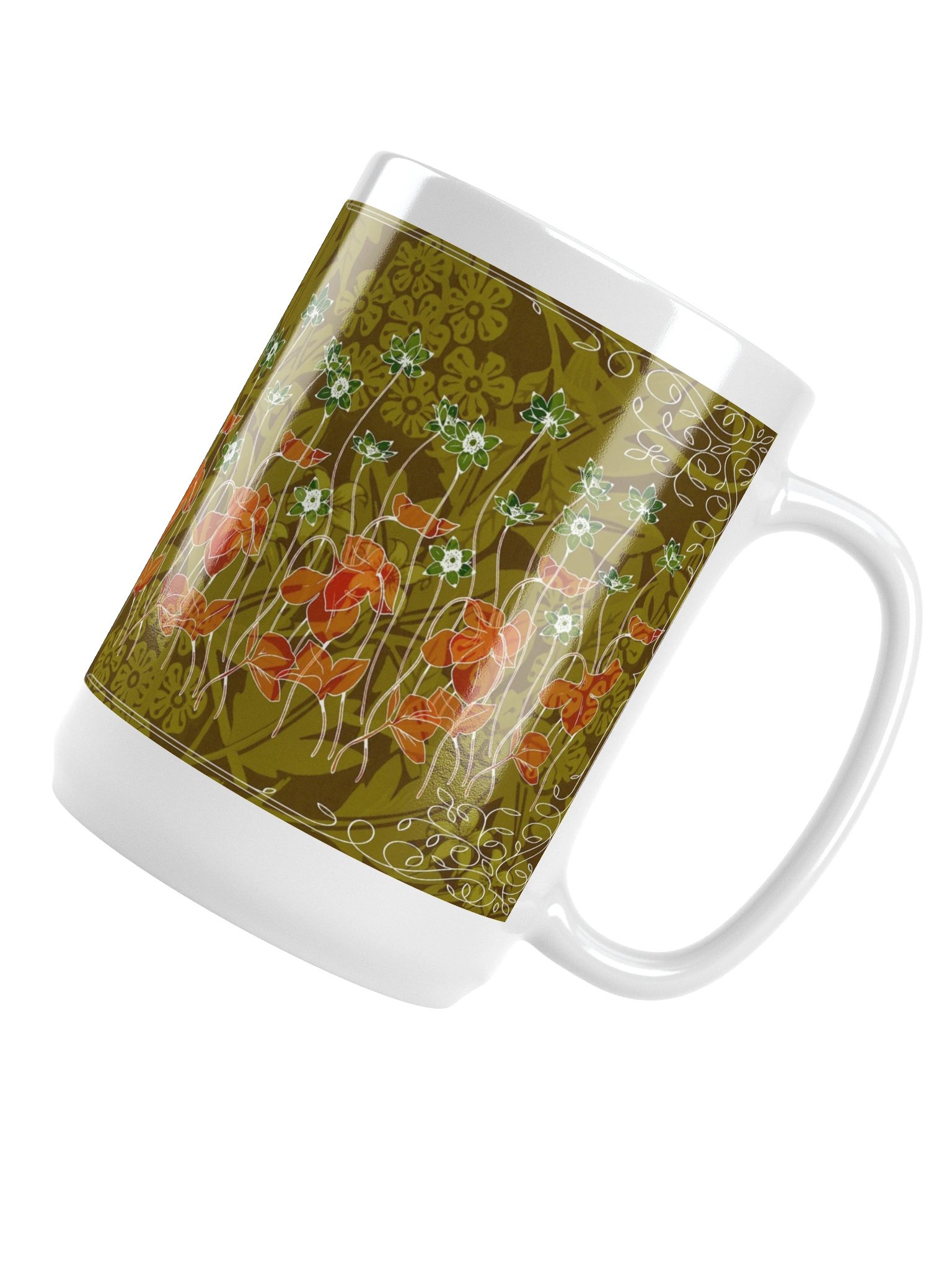 Swirling Floral Elegance Mug product image (4)