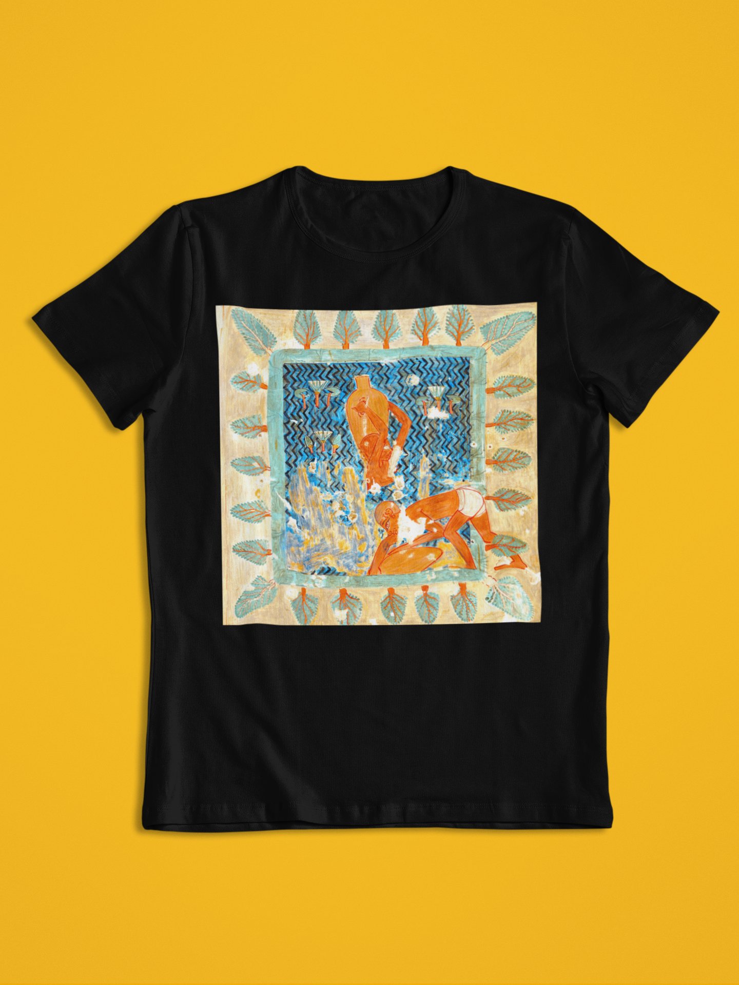 Brickmakers Getting Water Ancient Egypt Art Unisex T-Shirt product image (1)