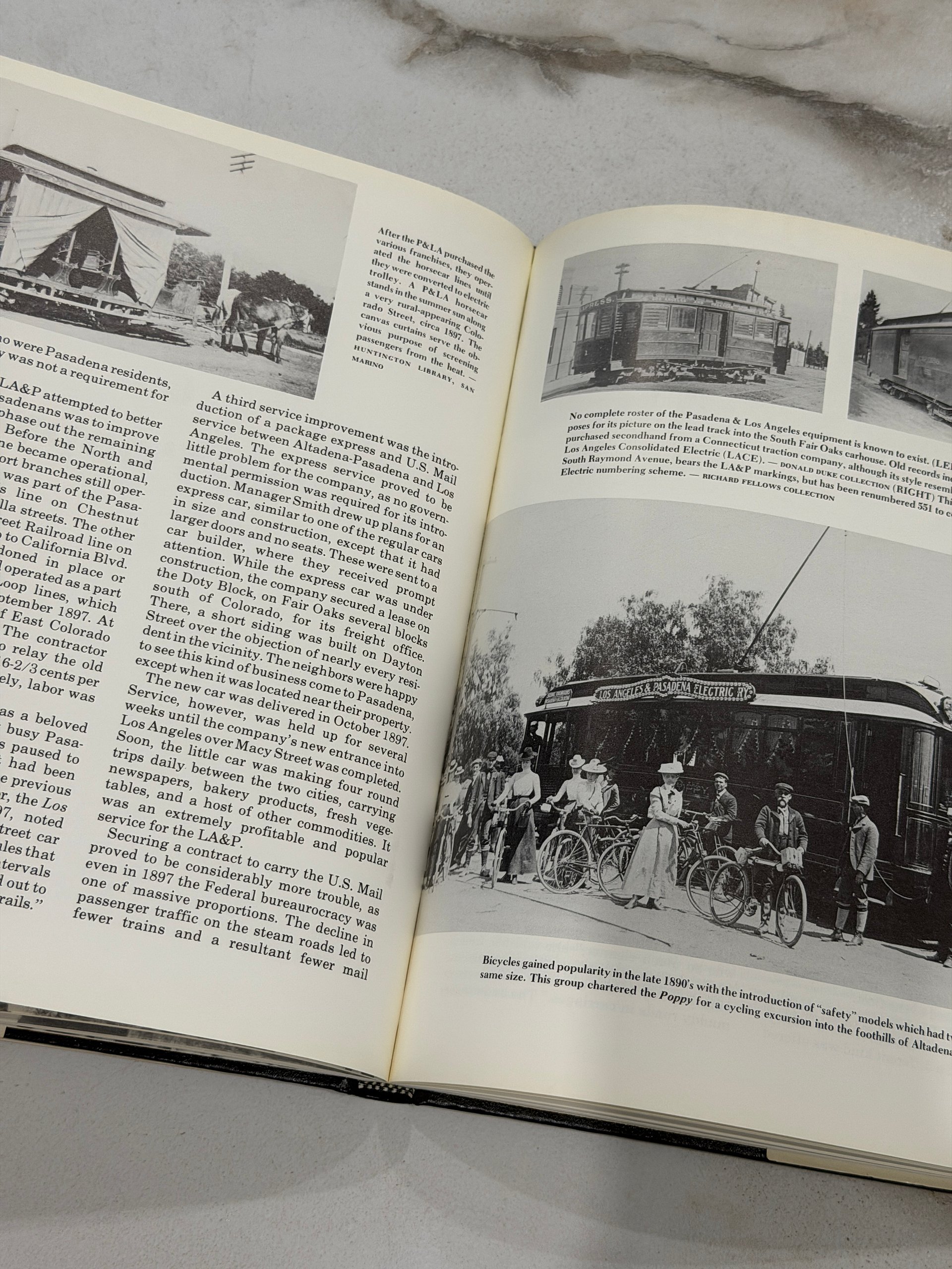 1982 Trolley Days in Pasadena by Charles Seims First Edition Hardcover product image (6)