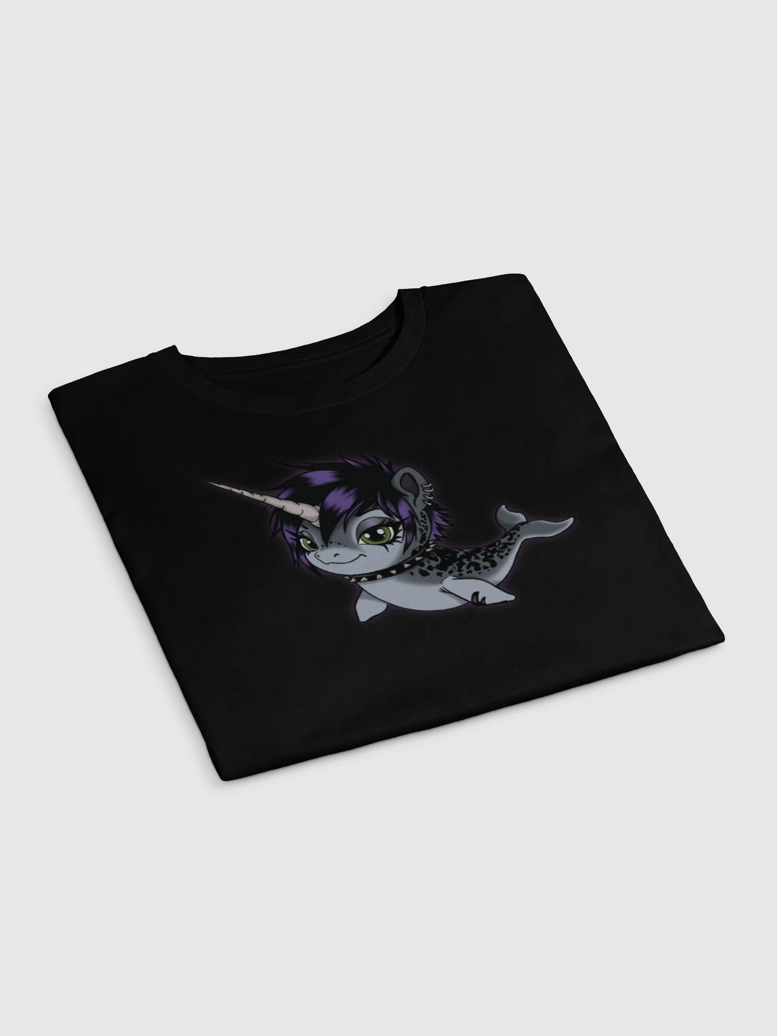 Emo Narwhal Crop Top product image (13)