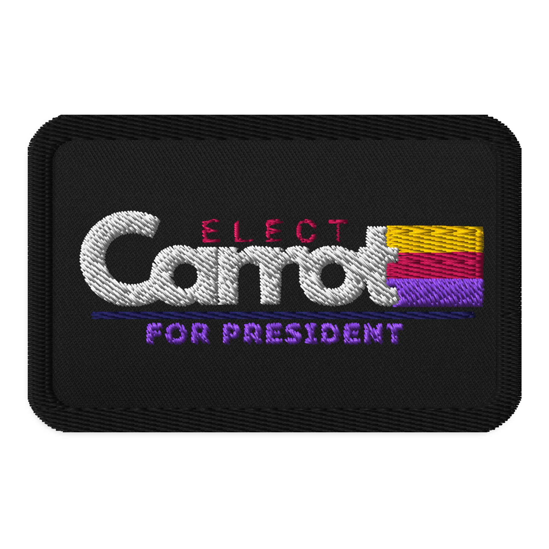Carrot for President patch product image (1)
