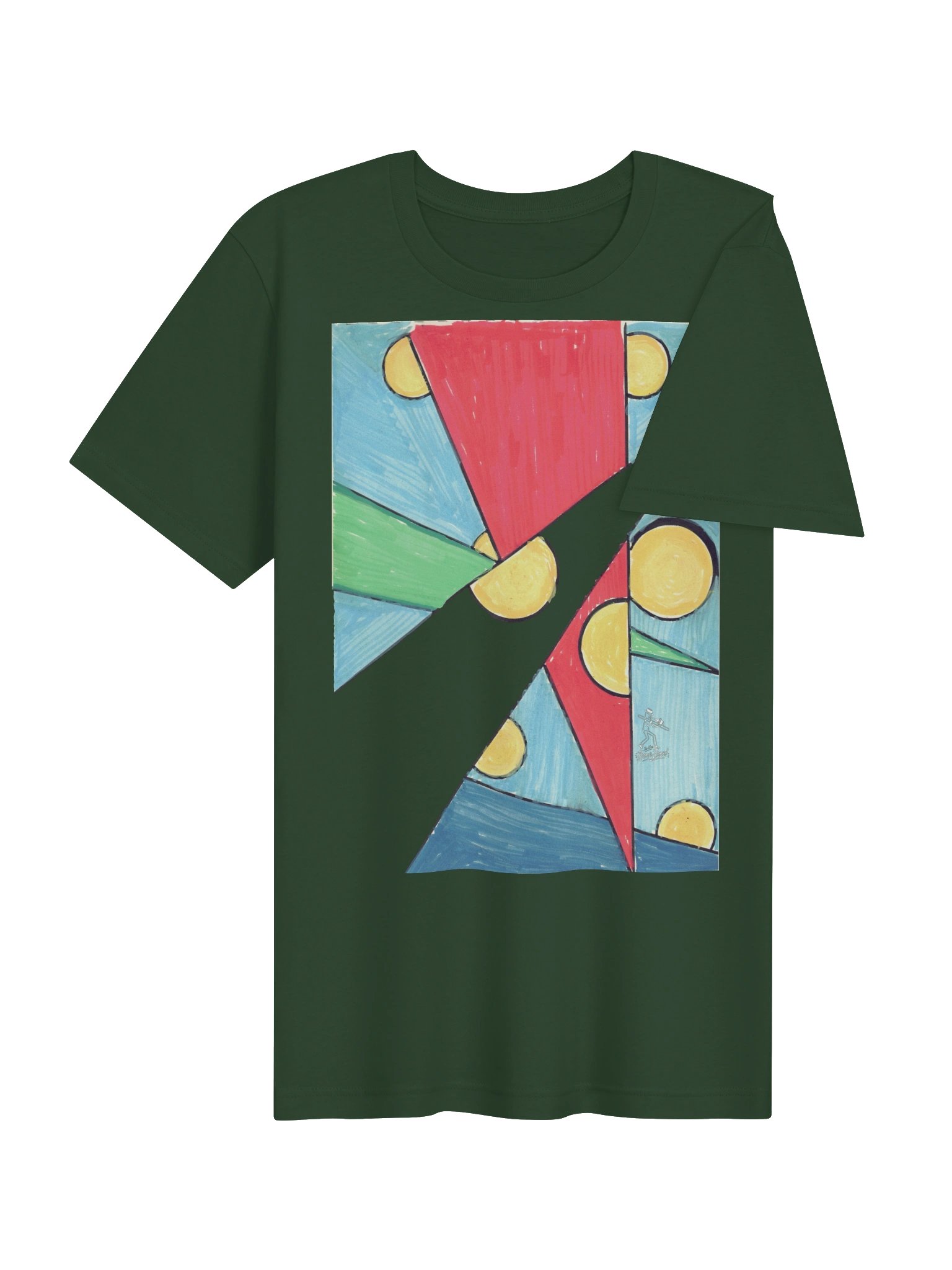 Geometric Tee In the Bone Zone product image (4)