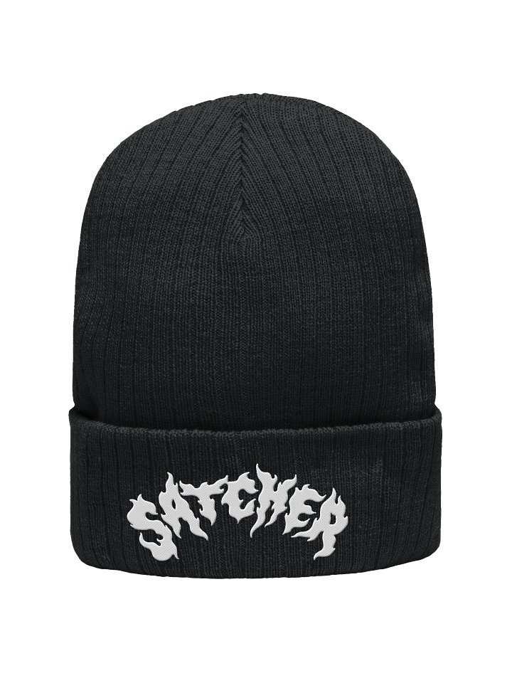 SATCHER Ribbed Knit Beanie product image (1)