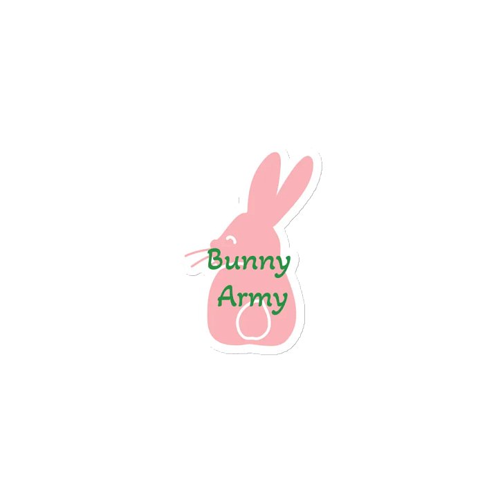 Bunny Army Magnet product image (1)
