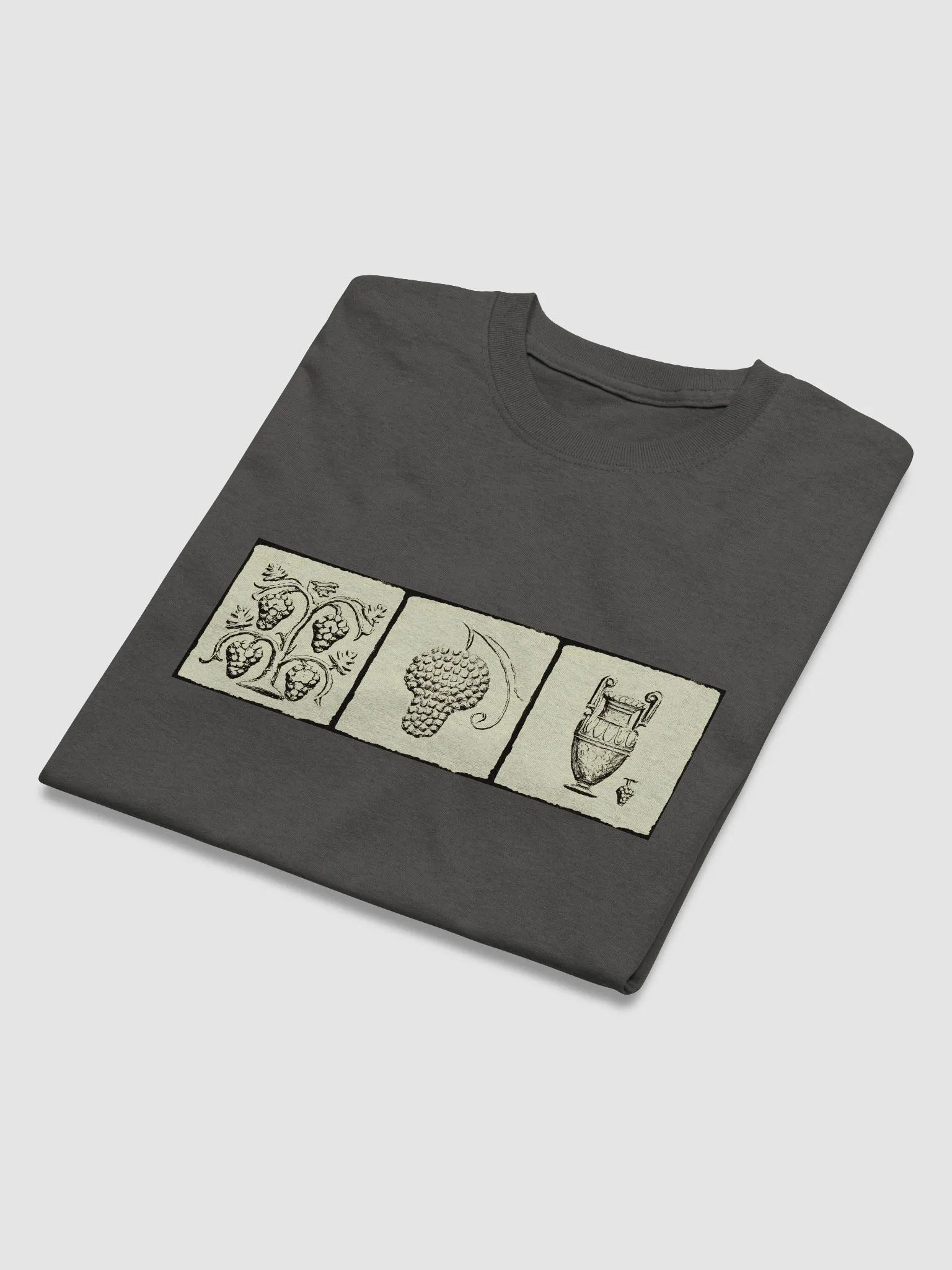 Grape and Wine Ancient Greek Art circa 3rd Century BC, T-Shirt product image (6)