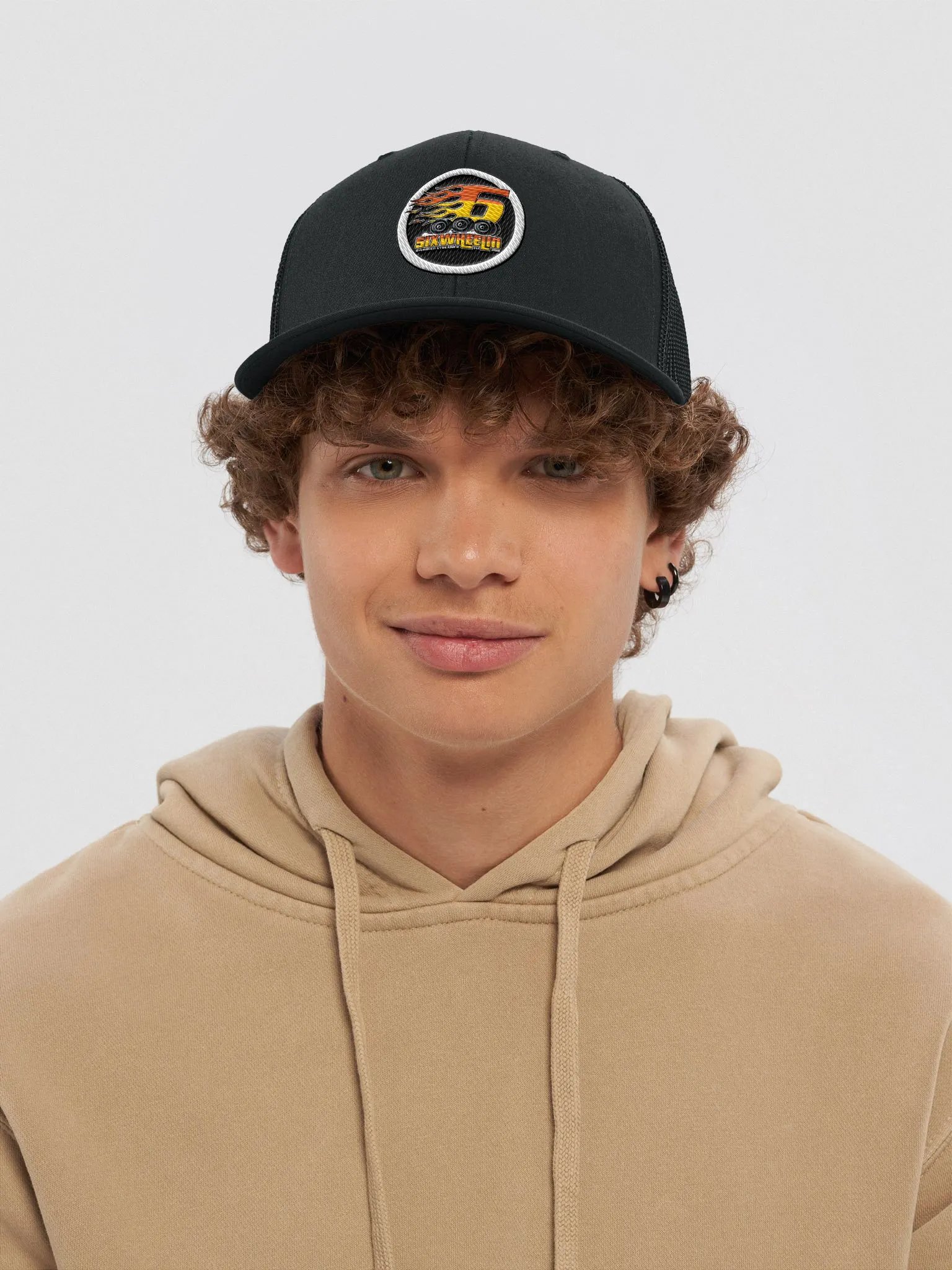 Flaming Sixwheeler Snapback product image (28)