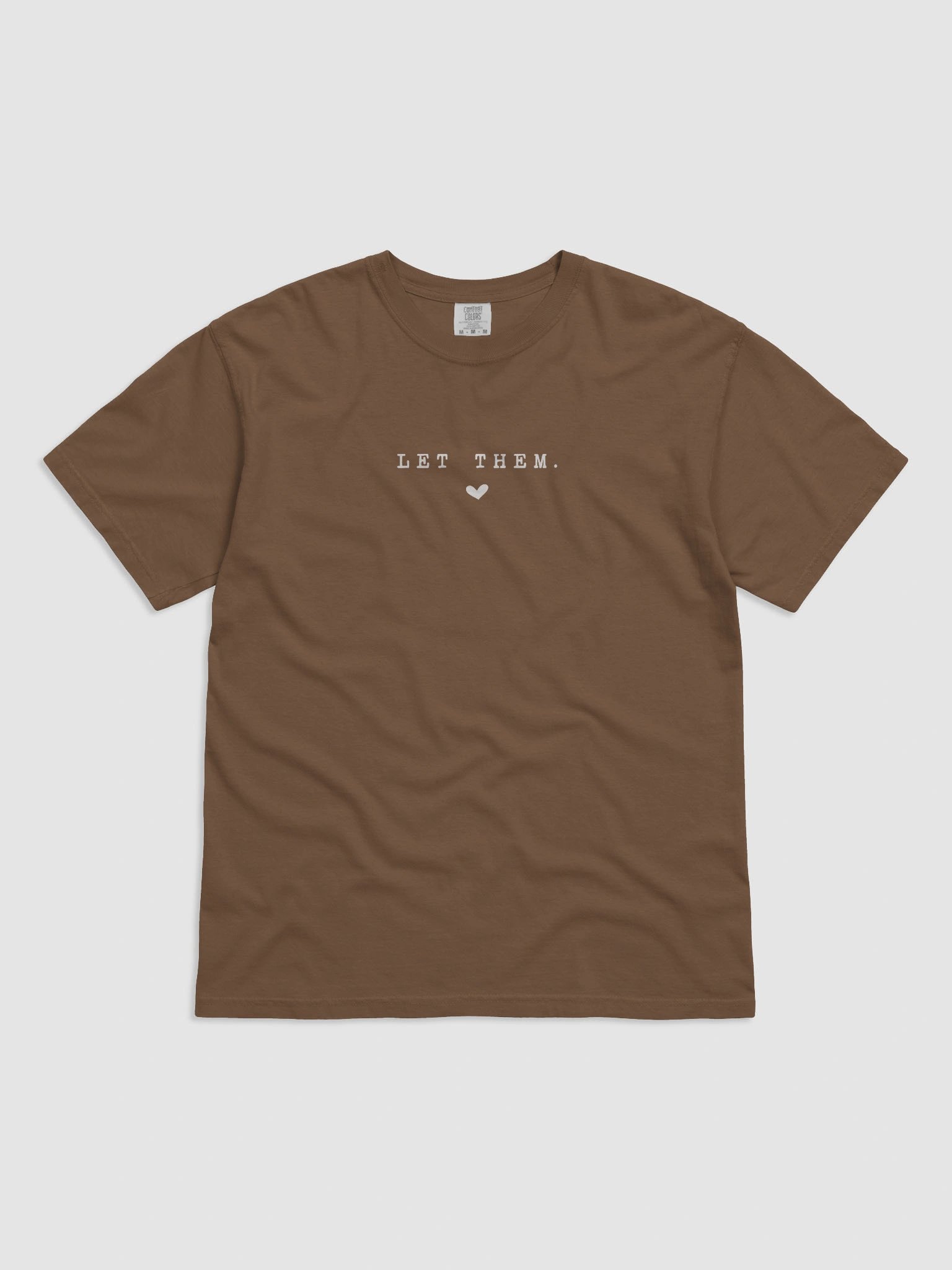 LET THEM Heavyweight Tee product image (3)