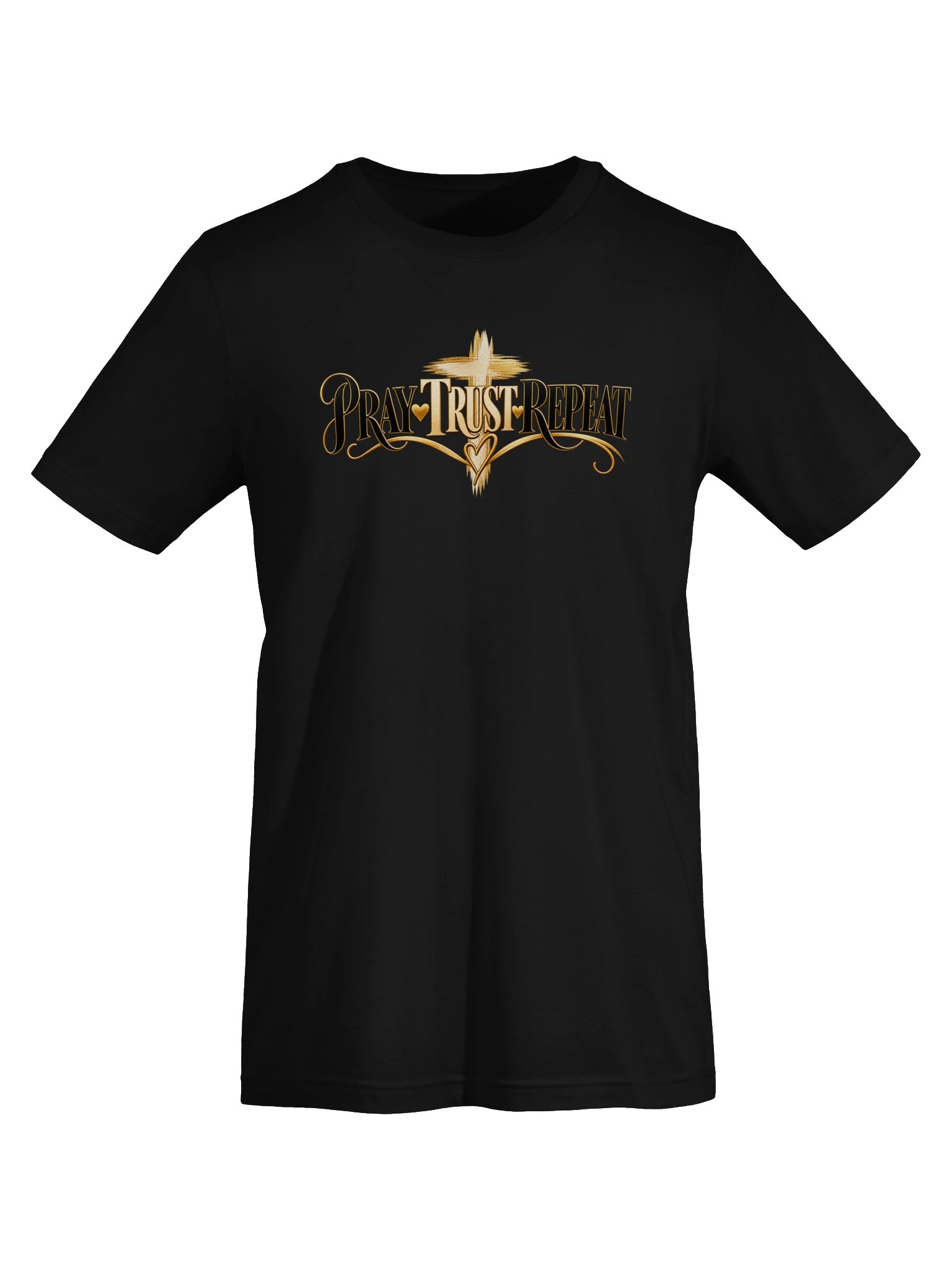 Pray • Trust • Repeat Christian Faith T-Shirt product image (29)