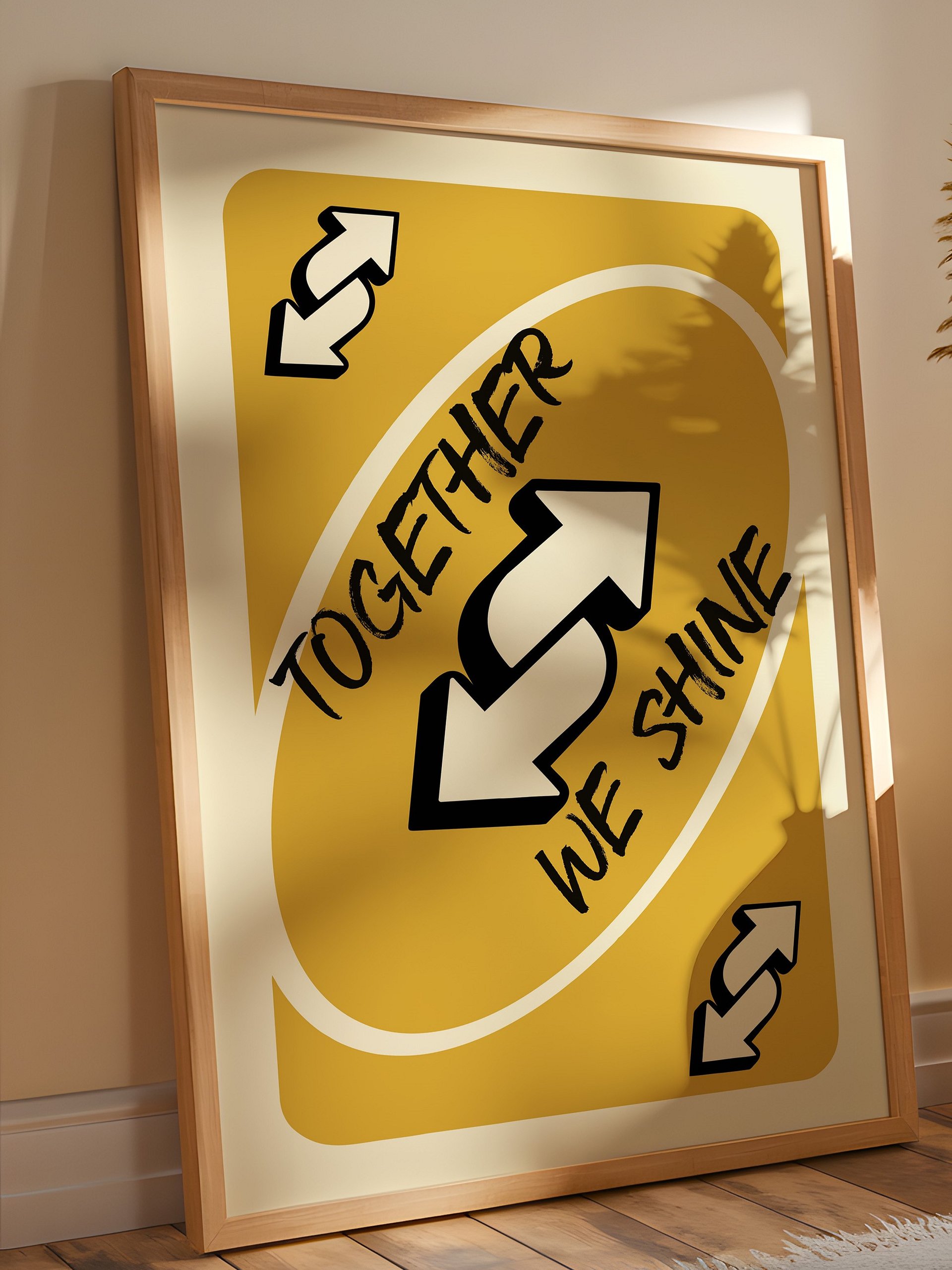 Together We Shine Wall Art Yellow product image (5)
