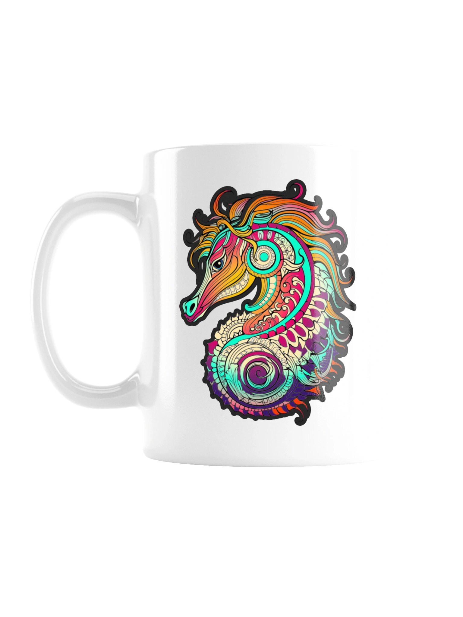 Ocean Pause — Seahorse Mug product image (1)