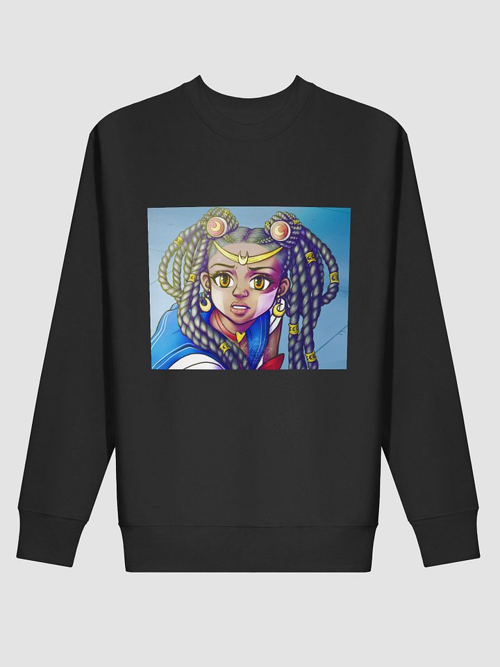 Black Girl Magic Sailor Moon Hoodie | Hand-Drawn Redraw Challenge Fanart product image (10)