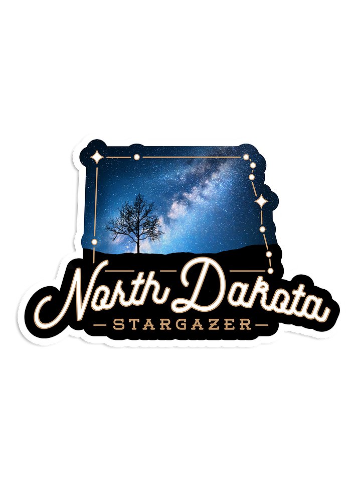 Stargazer ✧ North Dakota Sticker product image (1)