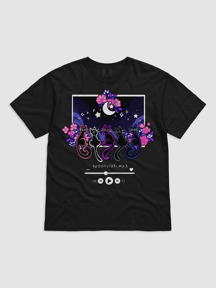 Subtle Genderfluid Pride Lofi Cat Tee product image (2)